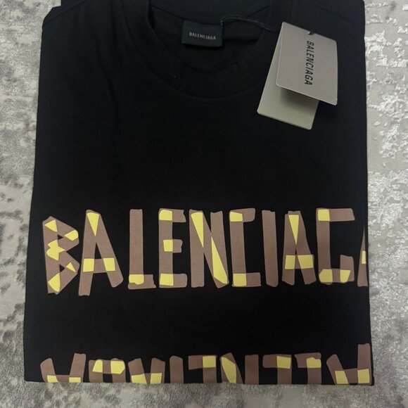 BALENCIAGA XXLARGE TSHIRT NWT BLACK - Picture 1 of 4